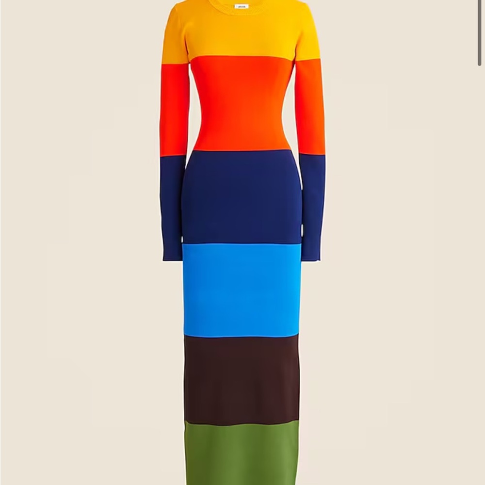J. Crew Colorblock Dress